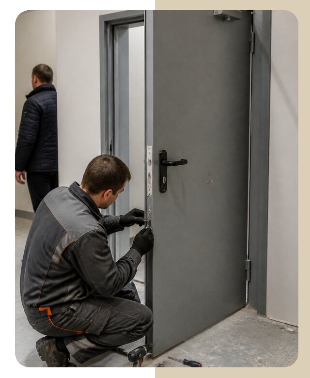 Ремонт противопожарной двери в Малоярославце по цене 6722 р. | ДвериЛегко-Млр