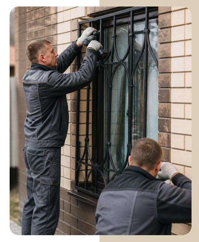 Установка решеток в дом в Малоярославце по цене от 3620 р. | ДвериЛегко-Млр